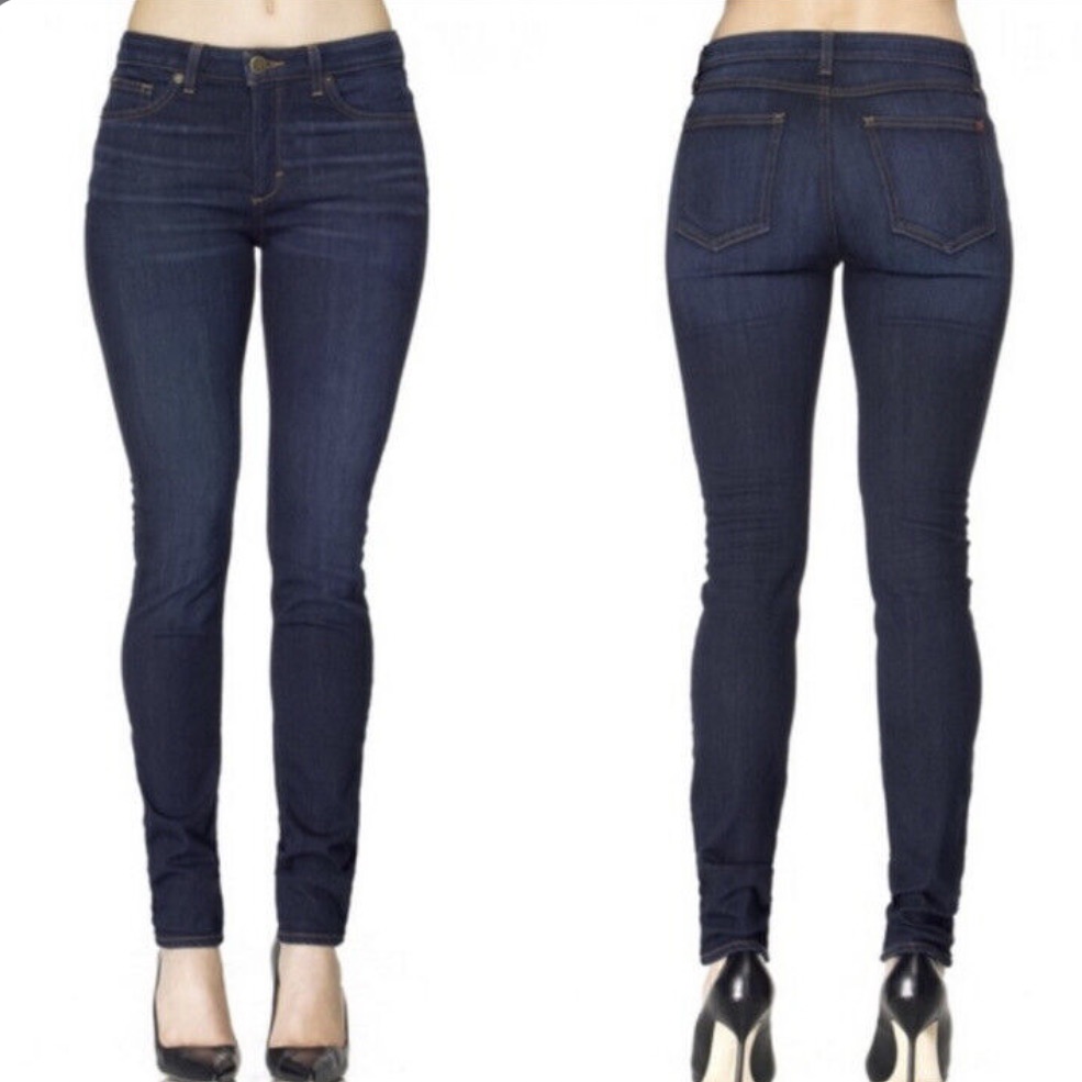 Spanx Slim X Ankle Jeans Nwt 30 Midnight